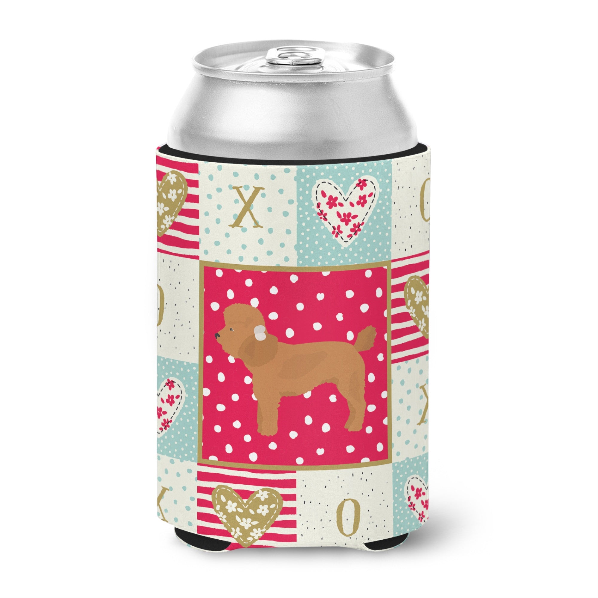 Toy Poodle Love Can Or Bottle Hugger
